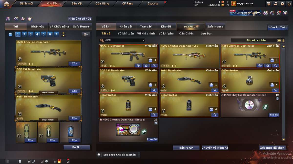 shop acc cf uy tin gia re